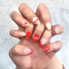 Wrapped in Red | Salon Press-On Nails