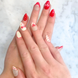 Wrapped in Red | Salon Press-On Nails