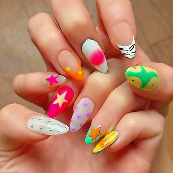 Cosmic Carnival | Salon Press-On Nails