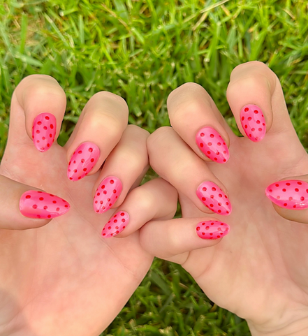 Dot Pink | Salon Press-On Nails