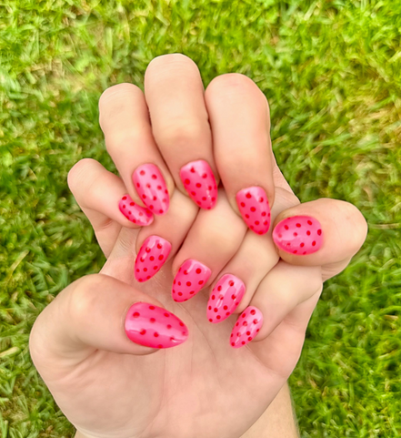 Dot Pink | Salon Press-On Nails
