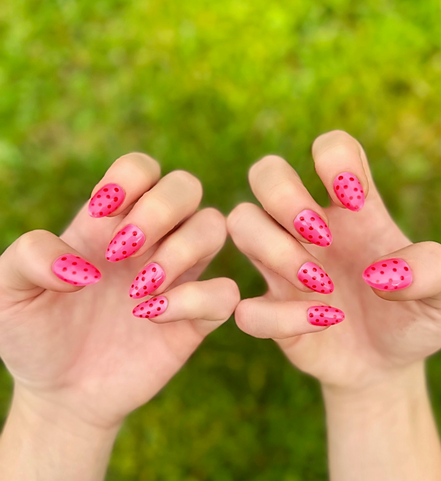 Dot Pink | Salon Press-On Nails