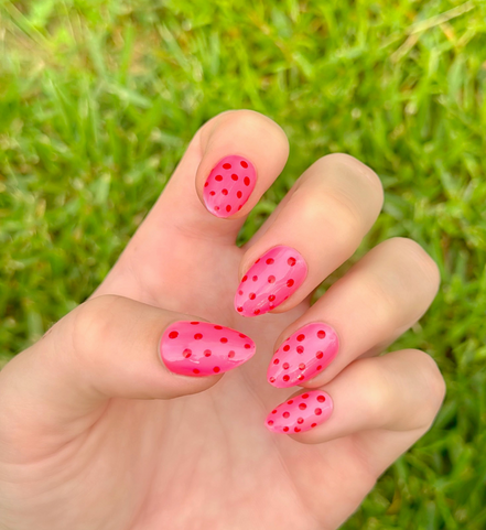 Dot Pink | Salon Press-On Nails