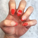 Wrapped in Red | Salon Press-On Nails