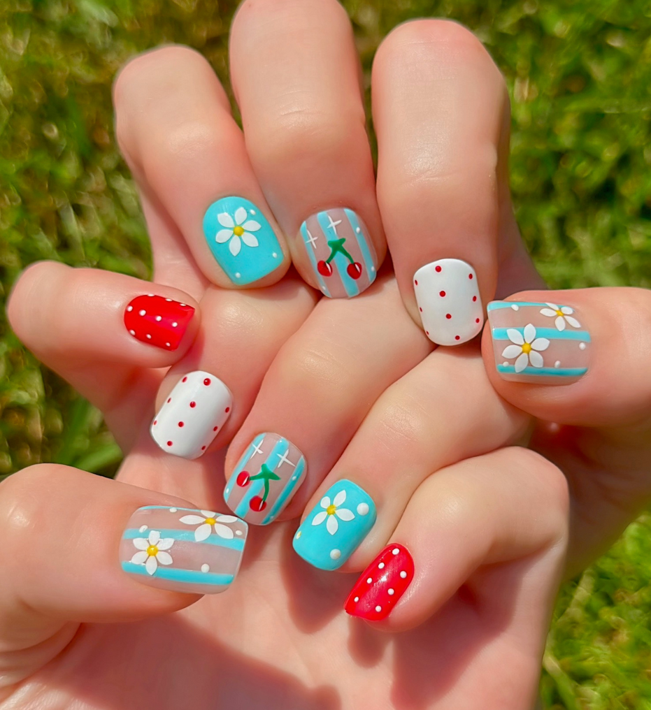 Cherry on Top: Short Squoval | Square | Round