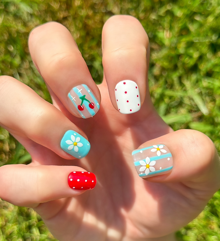 Cherry on Top: Short Squoval | Square | Round