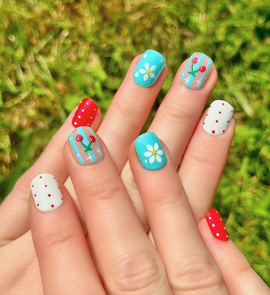 Cherry on Top: Short Squoval | Square | Round