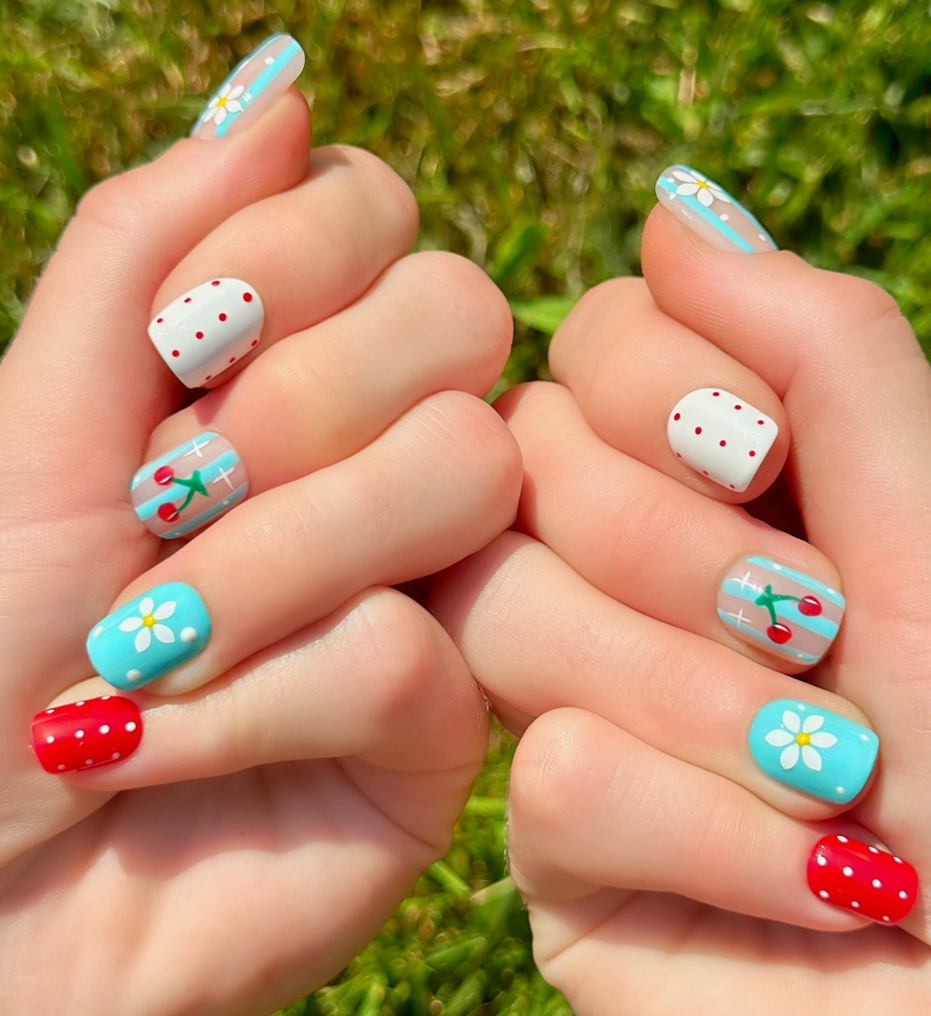 Cherry on Top: Short Squoval | Square | Round