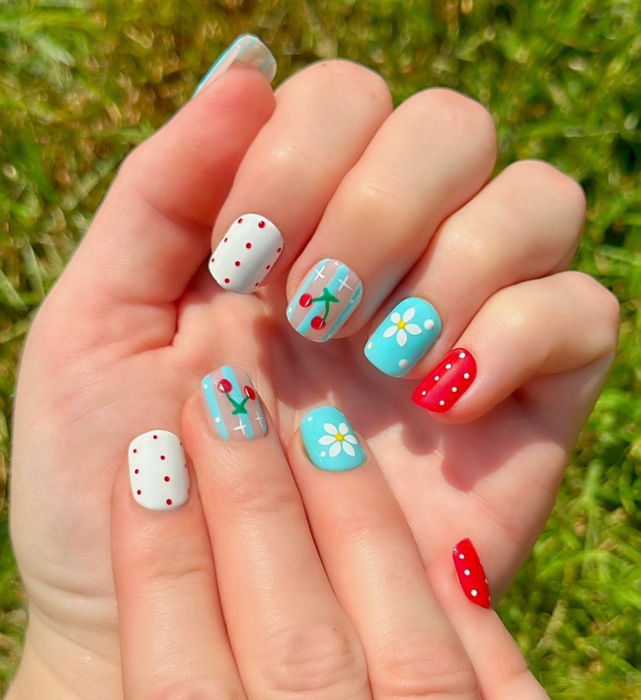 Cherry on Top: Short Squoval | Square | Round