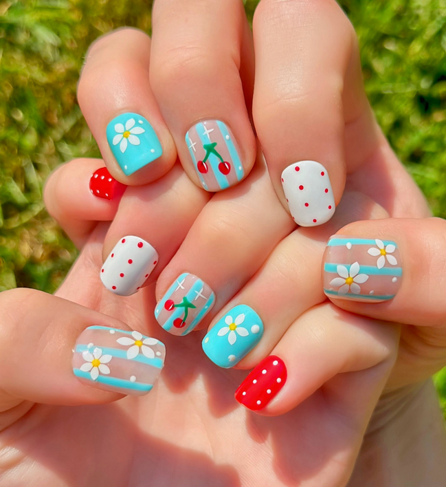 Cherry on Top: Short Squoval | Square | Round