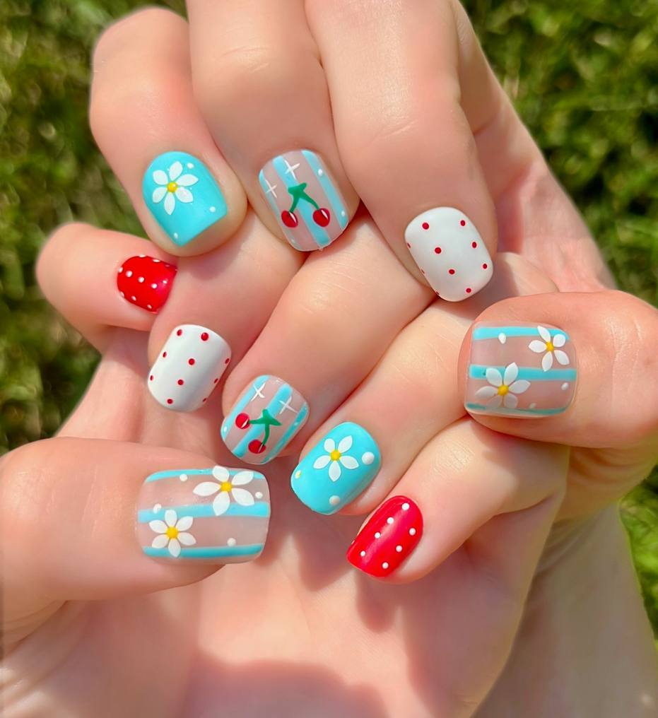 Cherry on Top: Short Squoval | Square | Round