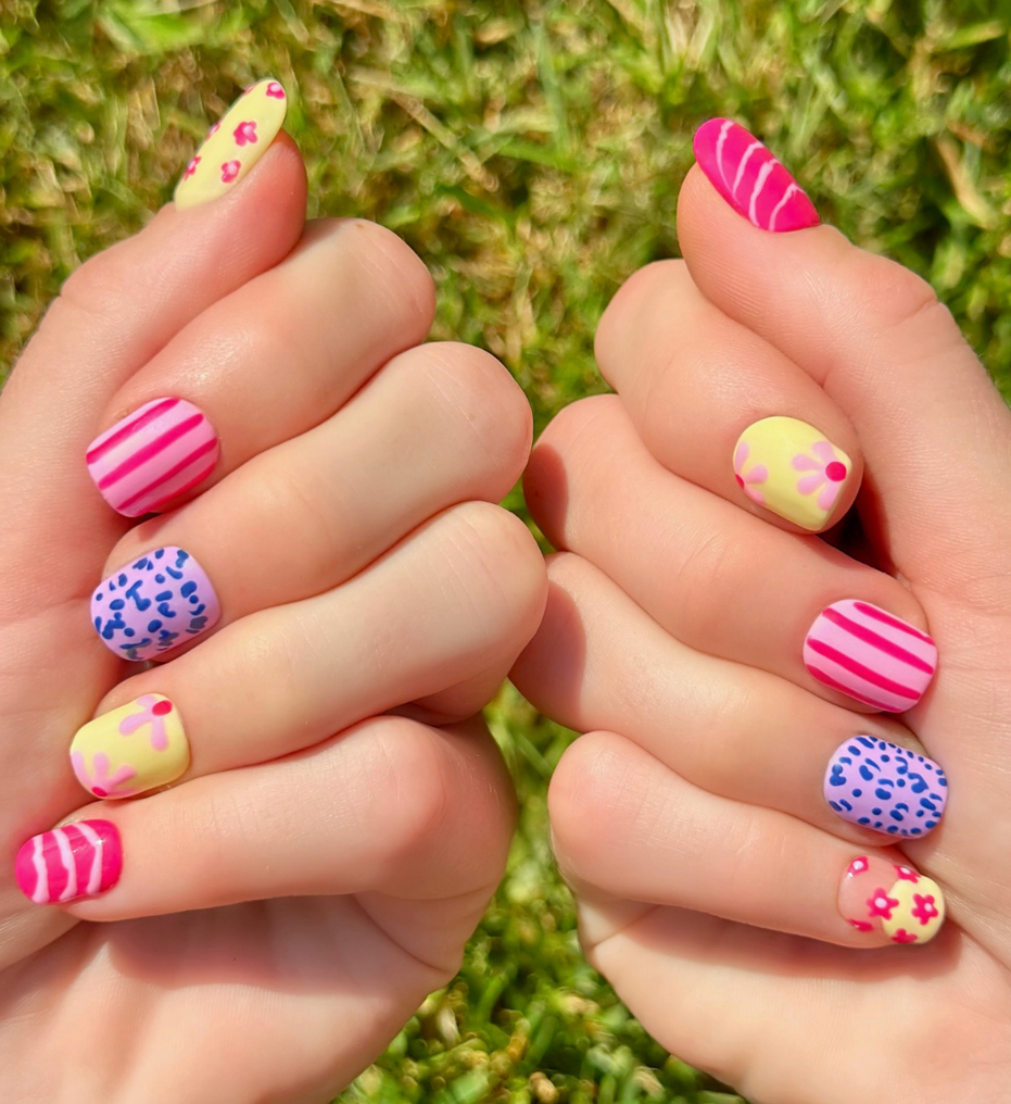 Candy Safari | Short Squoval | Square | Round