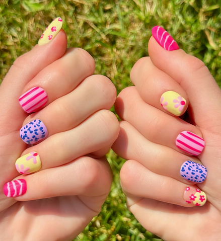 Candy Safari | Short Squoval | Square | Round