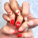 Wrapped in Red | Salon Press-On Nails