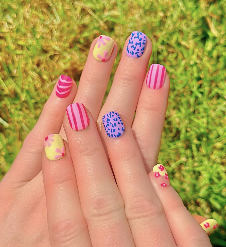 Candy Safari | Short Squoval | Square | Round