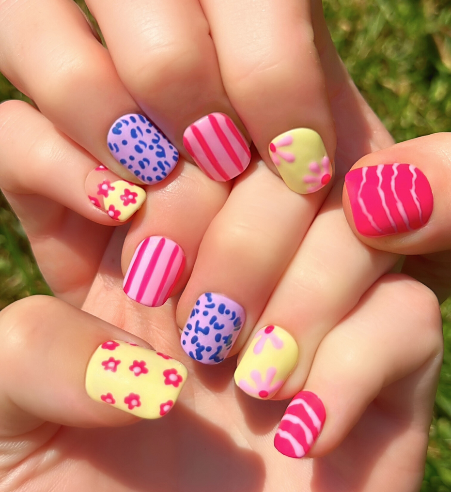 Candy Safari | Short Squoval | Square | Round