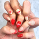Wrapped in Red | Salon Press-On Nails