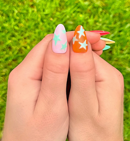 Mixed Signals | Salon Press-On Nails