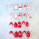 Wrapped in Red | Salon Press-On Nails