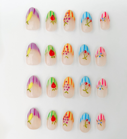 Fruit Salad | Salon Press-On Nails