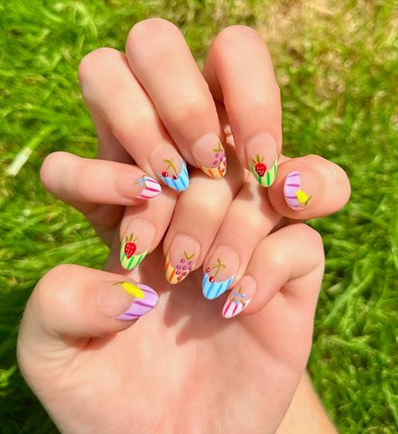 Fruit Salad | Salon Press-On Nails
