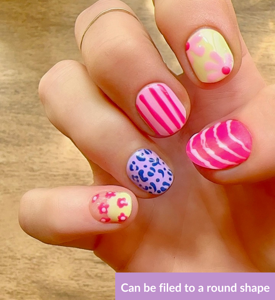 Candy Safari | Short Squoval | Square | Round